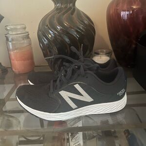 New Balance Charcoal and White Sneakers